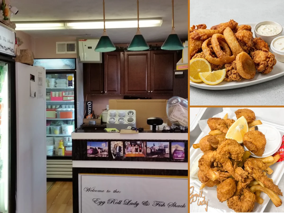 Homey seafood spot with quick-bite plates and seating.
